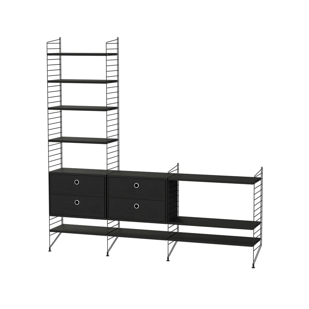 String vardagsrum svart - Kombination J,  String