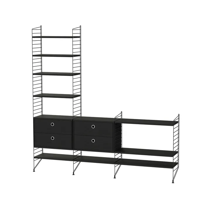 String vardagsrum svart - Kombination J - String