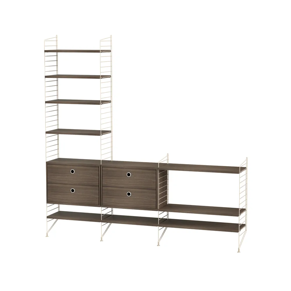 String String vardagsrum valnöt & beige - Kombination J