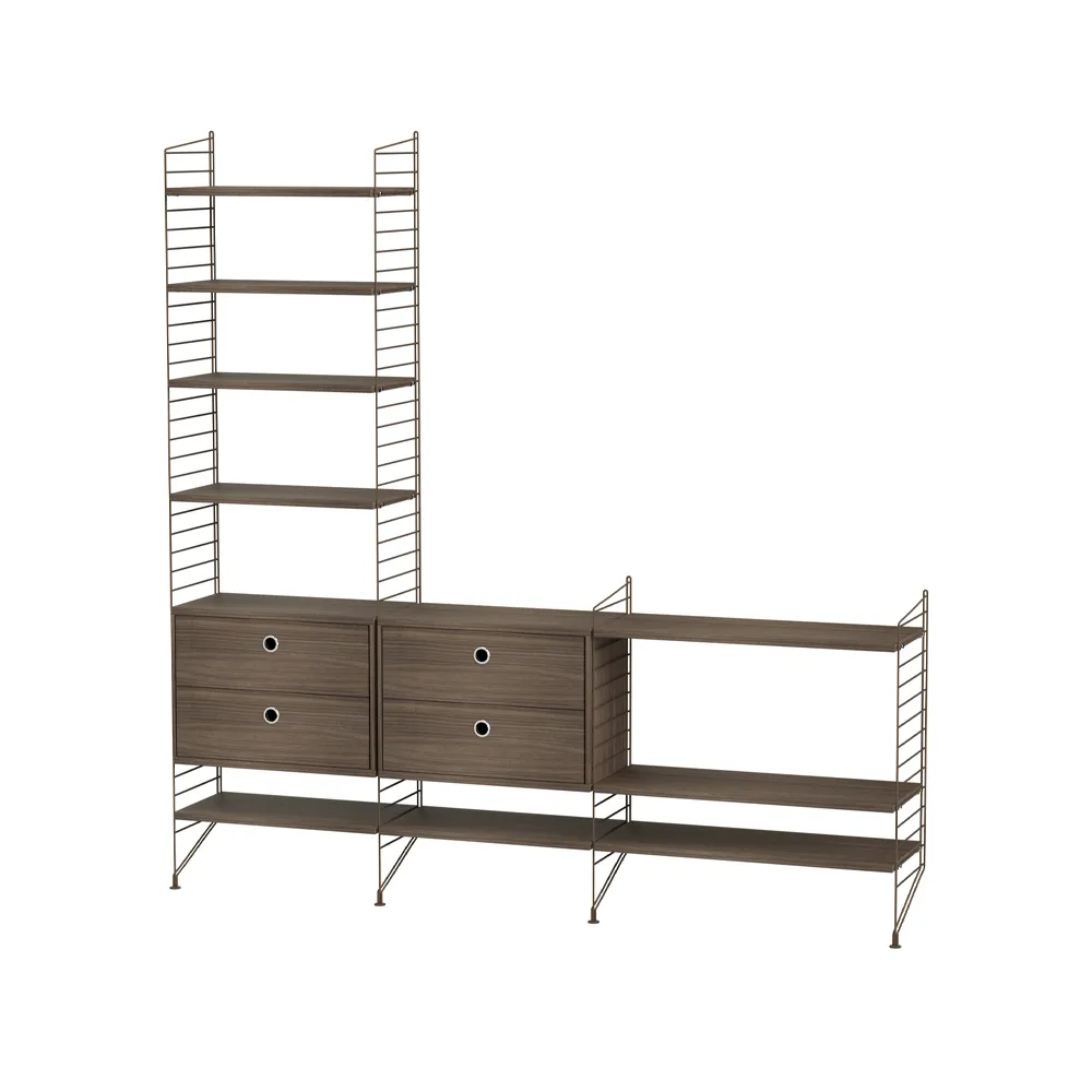 String String vardagsrum valnöt & brun - Kombination J