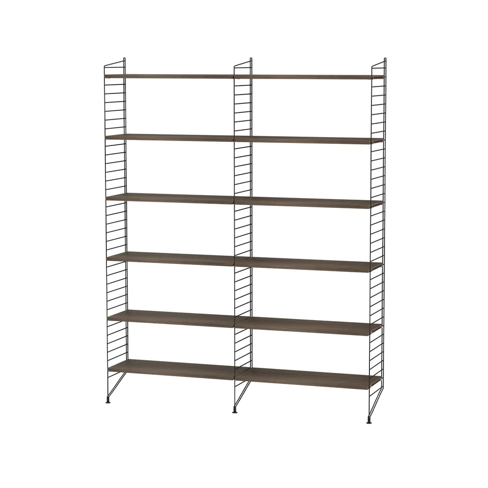 String vardagsrum valnöt & svart - Kombination A String