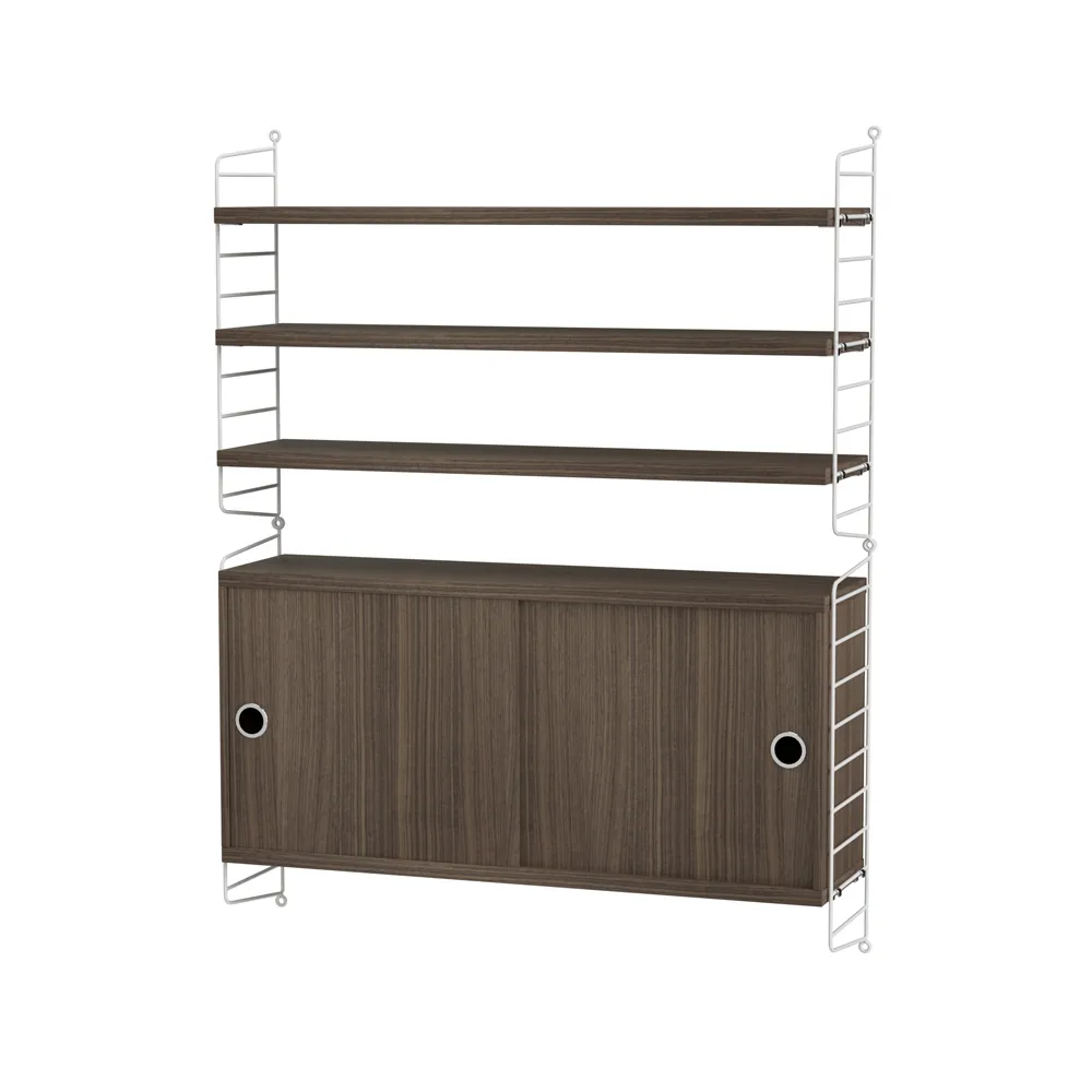 String String vardagsrum valnöt & vit - Kombination I