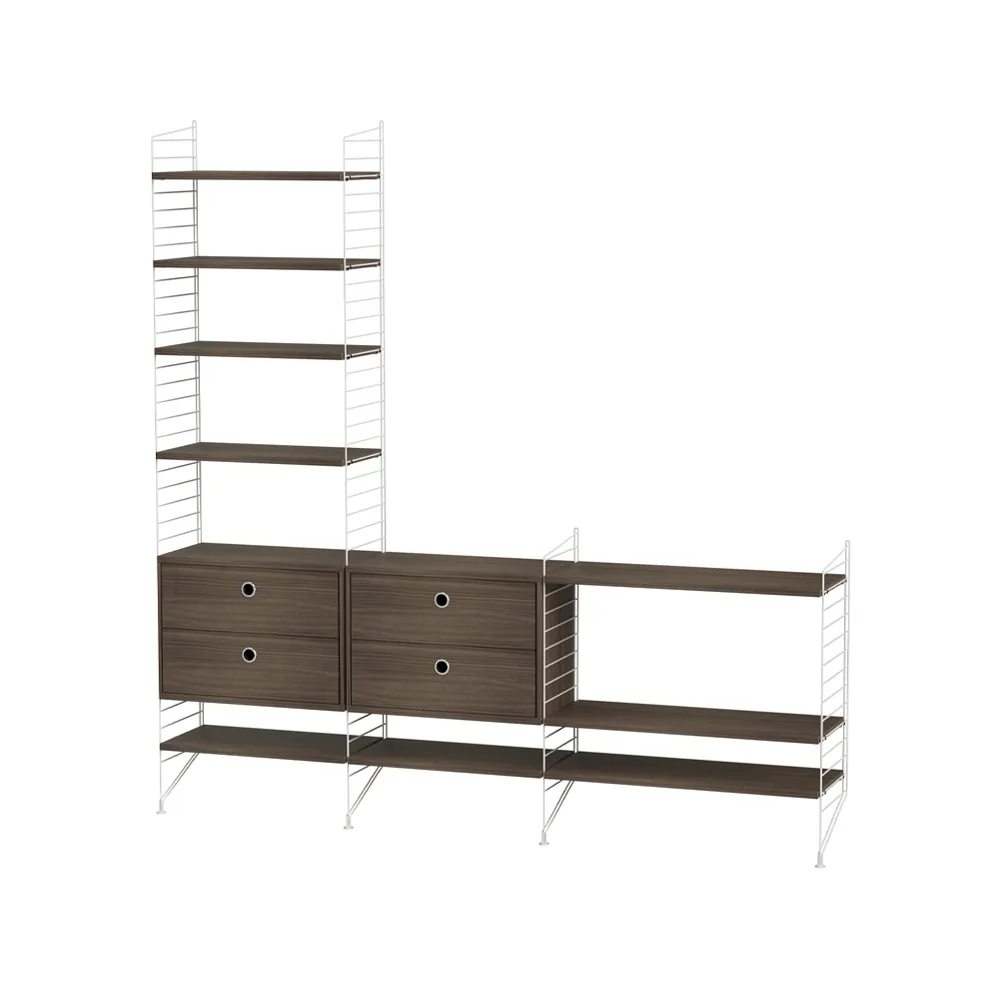 String String vardagsrum valnöt & vit - Kombination J