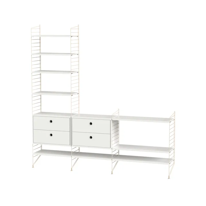 String vardagsrum vit & beige - Kombination J - String