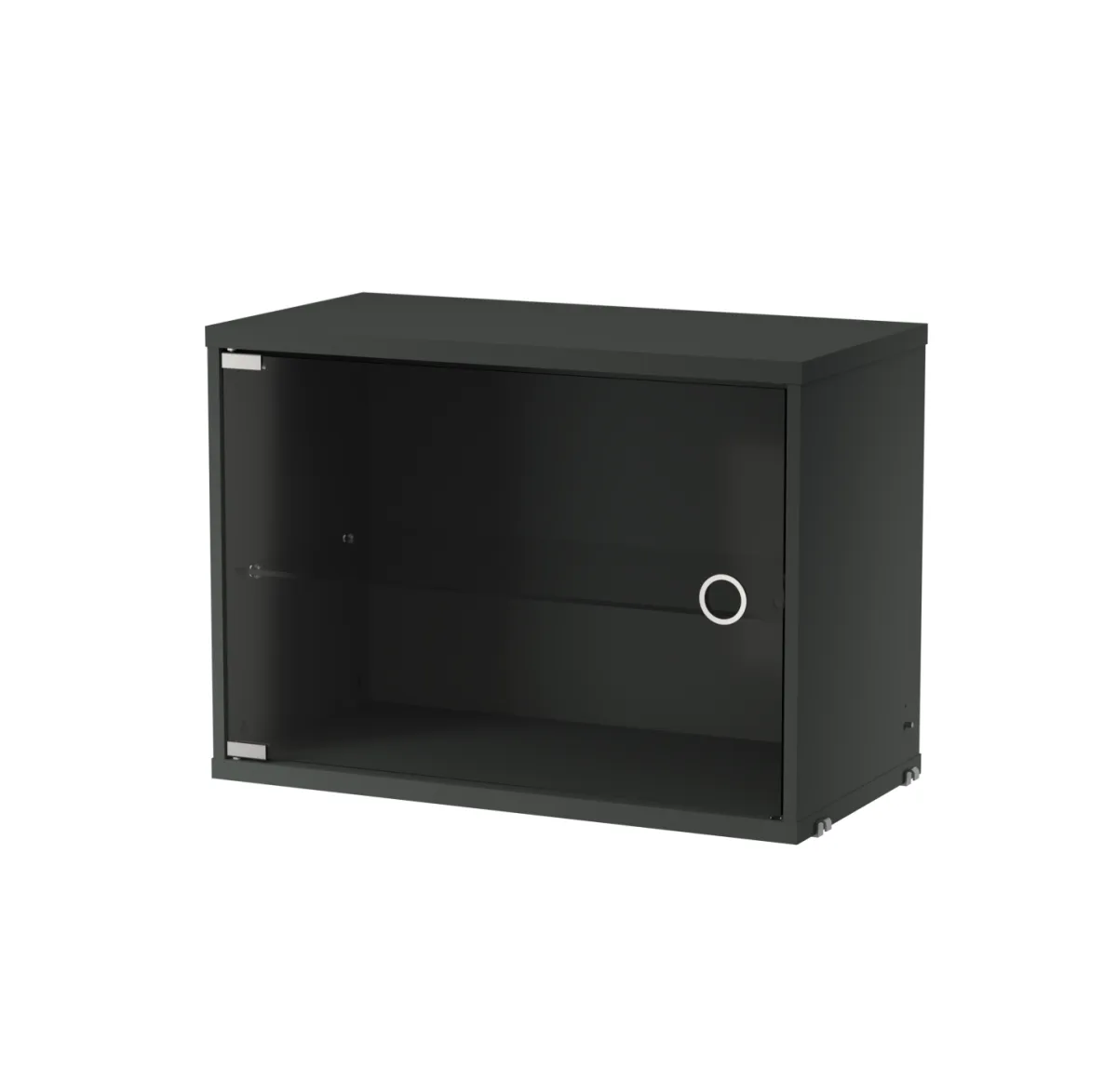 String vitrinskåp 58 cm, Mörkgrå String