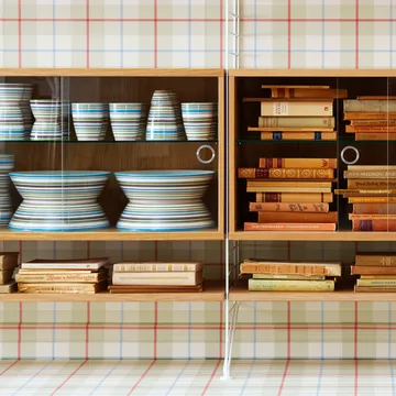 String vitrinskåp - Ek, 78x30 cm - String