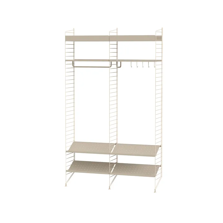 Stringhylla hall beige - Kombination K - String