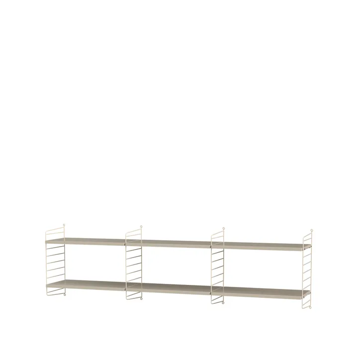 Stringhylla hall beige - Kombination O - String