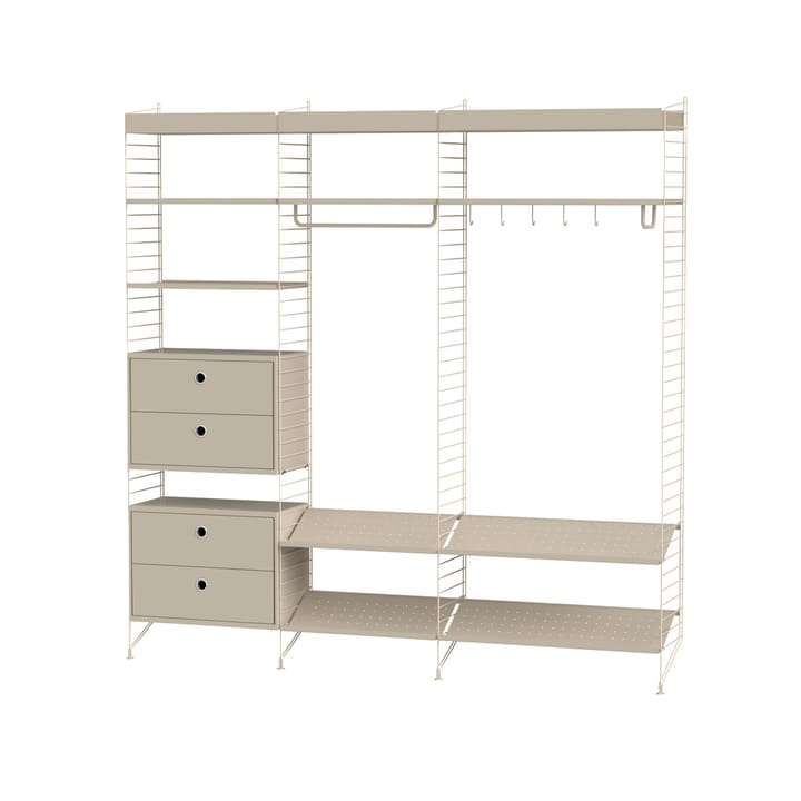 Stringhylla hall beige - Kombination P - undefined - String