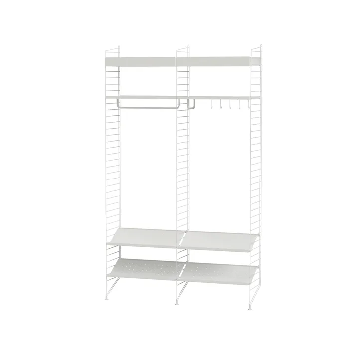 Stringhylla hall vit - Kombination K - String