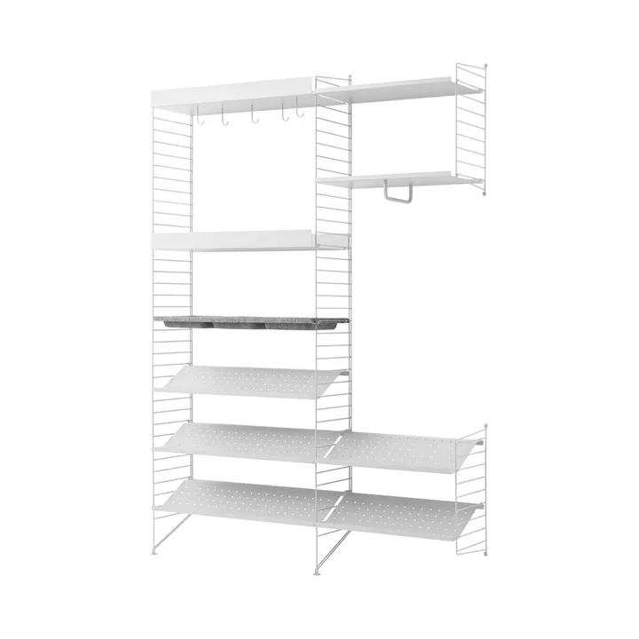 Stringhylla kombination D - vit - String