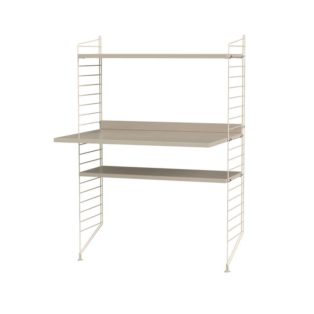 Stringhylla kontor beige - Kombination H,  String