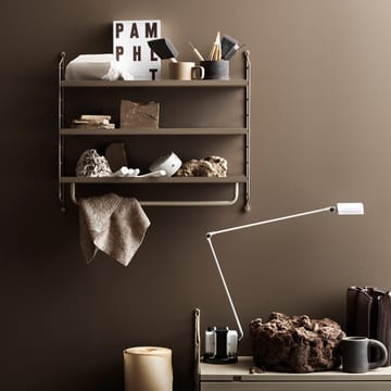 Stringhylla Pocket metall - Taupe - String