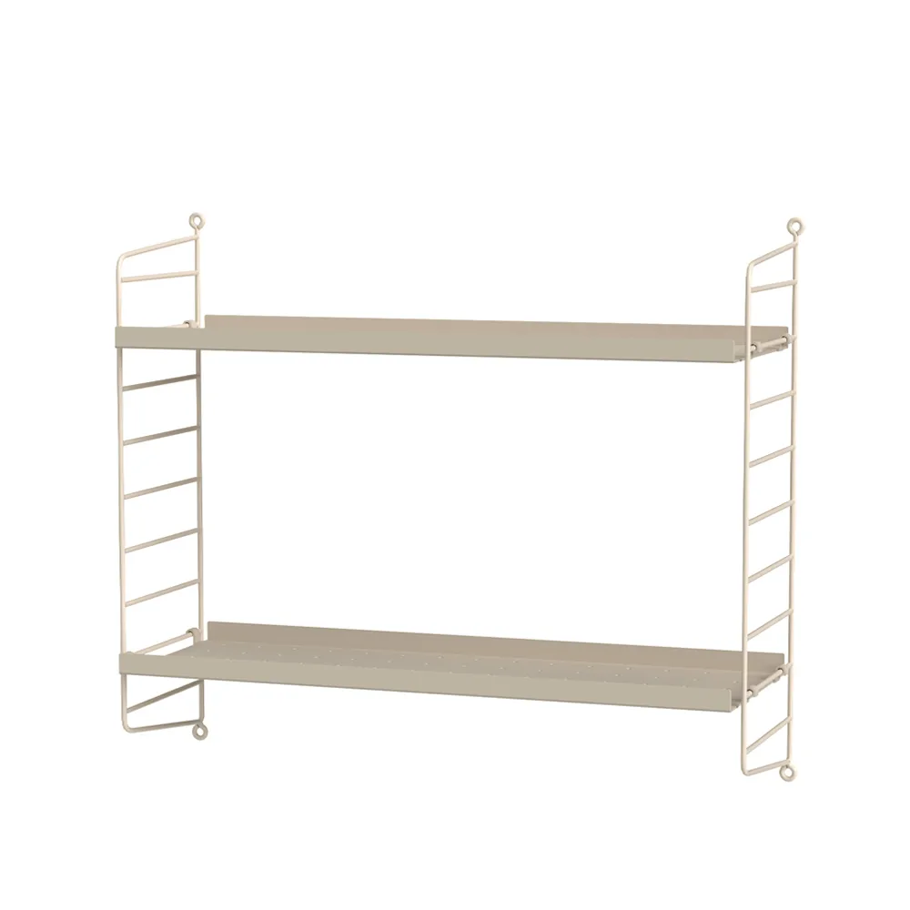 Stringhylla sovrum beige - Kombination B,  String