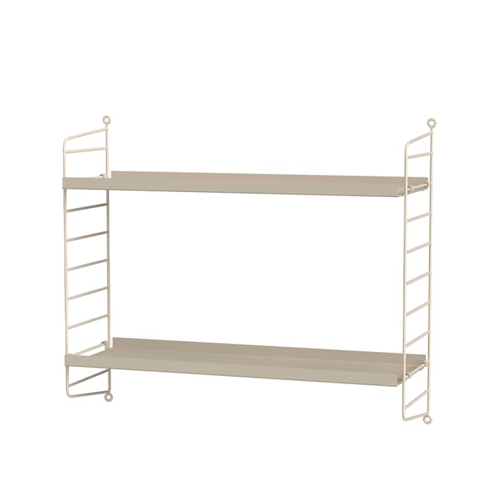 Stringhylla sovrum beige - Kombination B - undefined - String