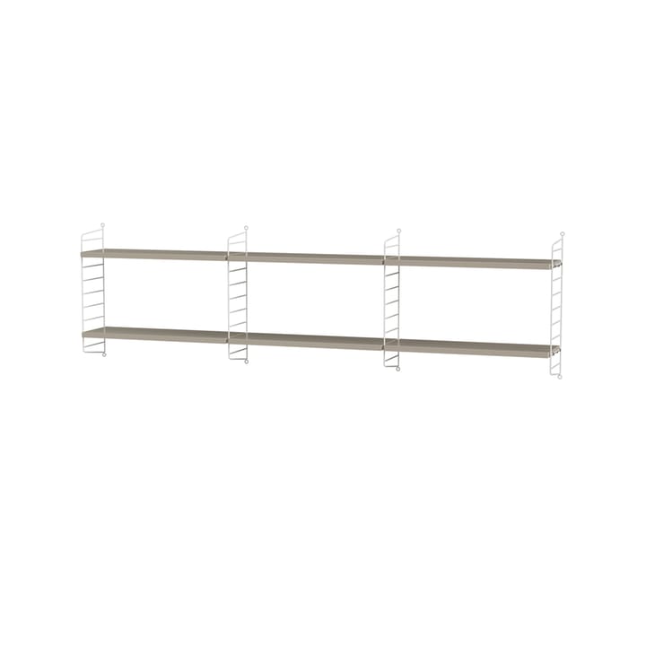 Stringhylla sovrum beige & vit - Kombination E - undefined - String