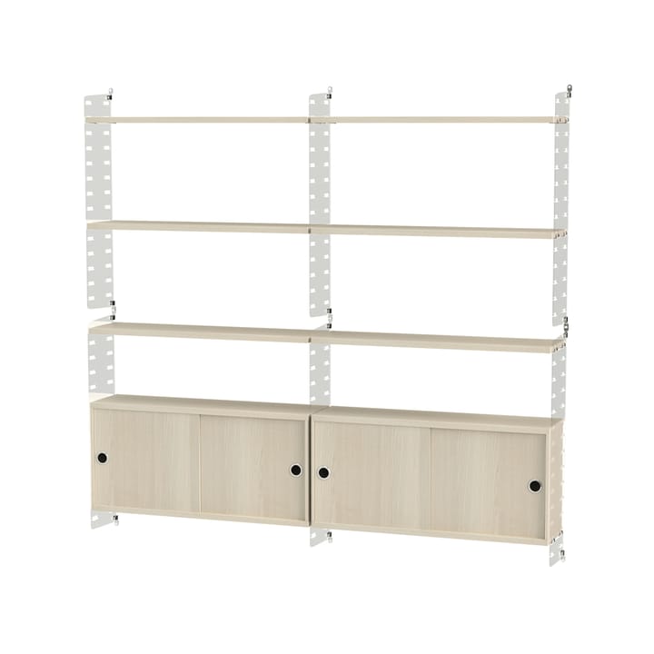 Stringhylla vardagsrum ask & plex- Kombination C - undefined - String