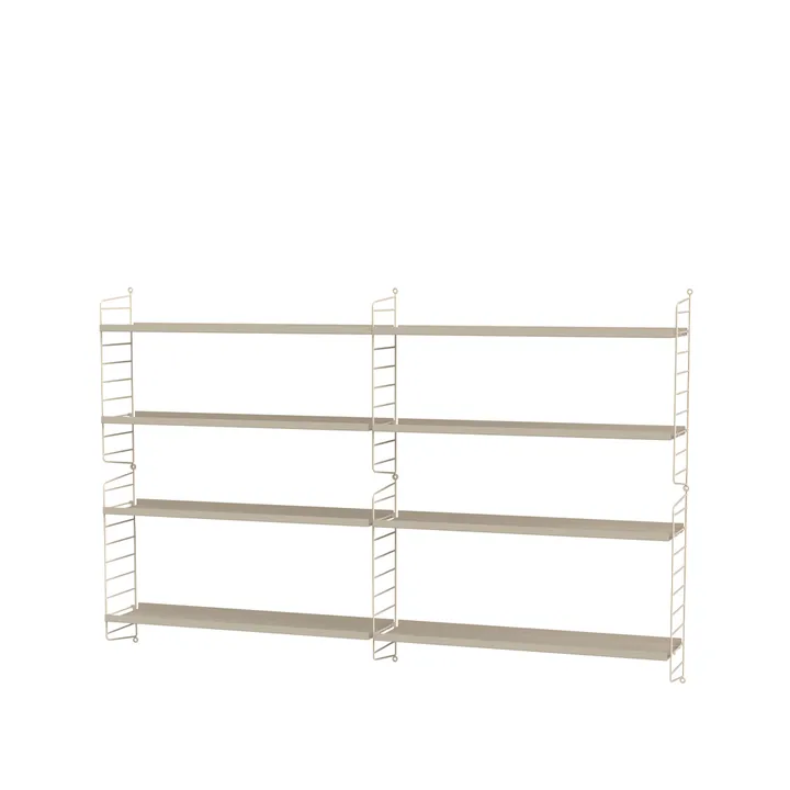 Stringhylla vardagsrum beige - Kombination M - String