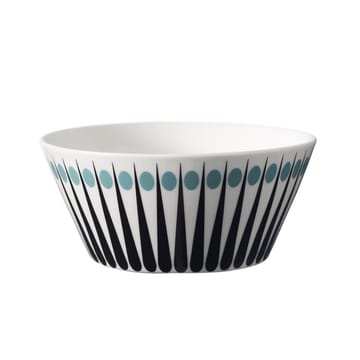 Amanda bowl - vit-aqua (ljusblå) - Superliving