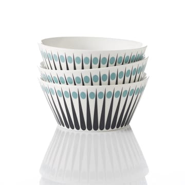 Amanda bowl - vit-aqua (ljusblå) - Superliving