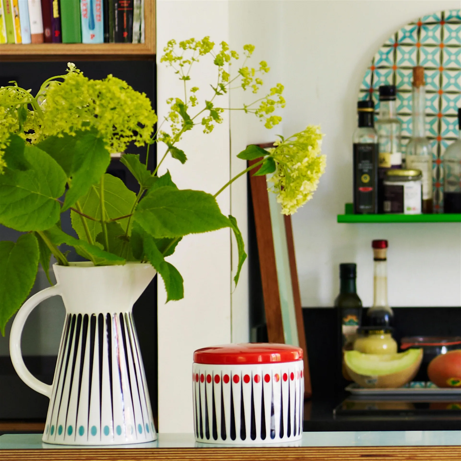 Amanda burk, vit-tomat (röd) 10 cm Superliving