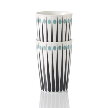Amanda mug - vit-aqua (ljusblå) - Superliving