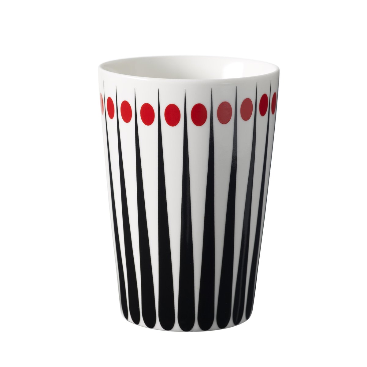 Superliving Amanda mug vit-tomat (röd) | Skandinavisk Design | Kaffekoppar | Röd