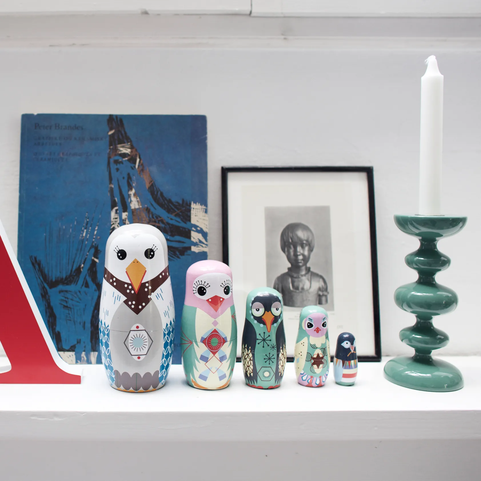 Bird family babushkadockor, multi 5-pack Superliving