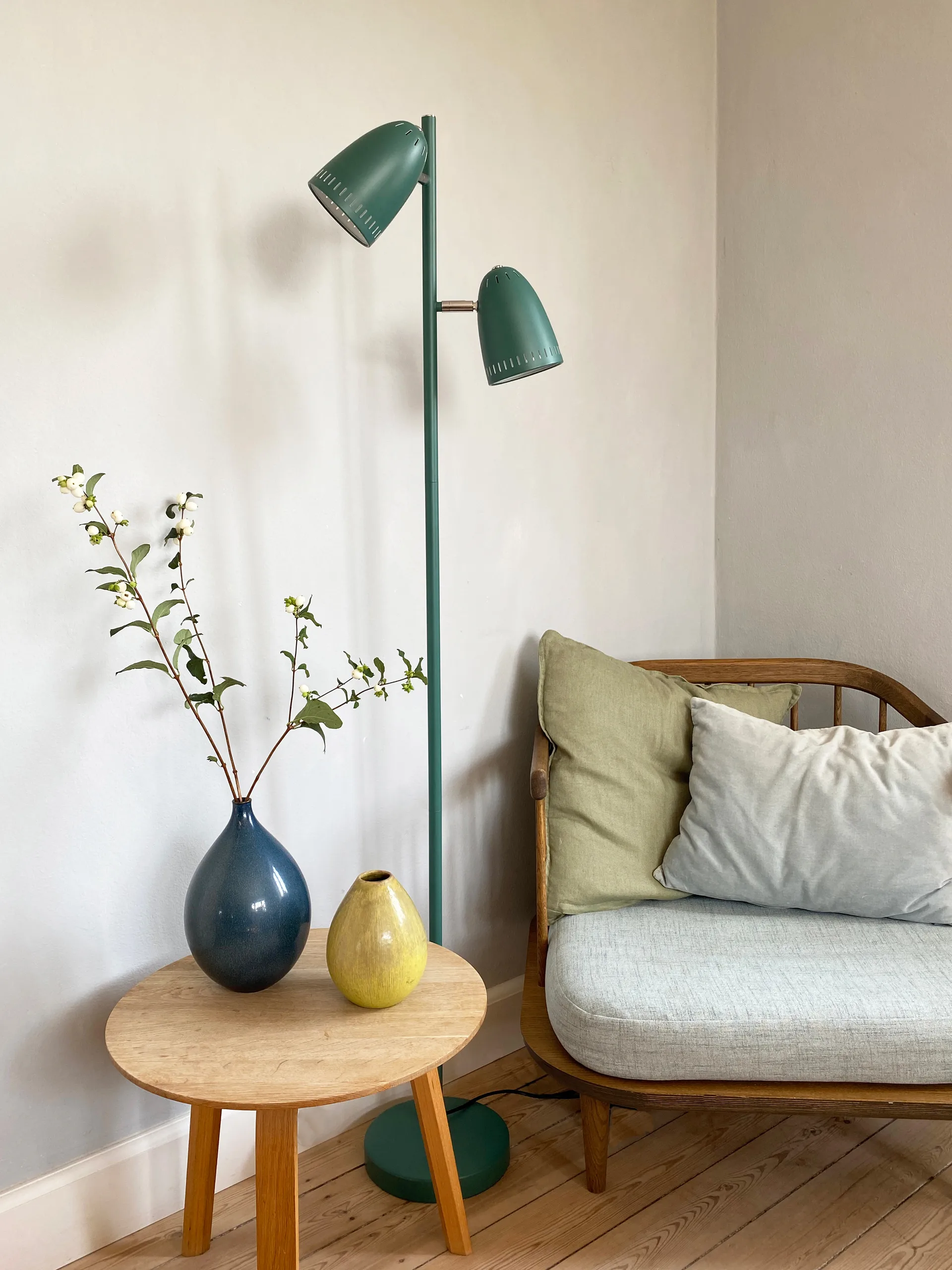 Dynamo Twin golvlampa, Duck Green Superliving