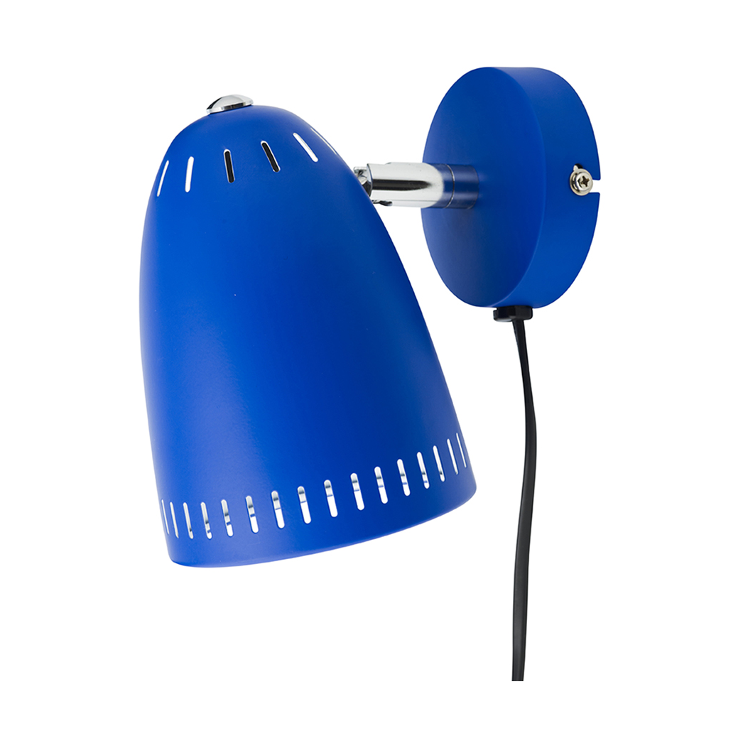 Superliving Dynamo vägglampa kort arm Reflex blue | Skandinavisk Design | Vägglampor | Blå