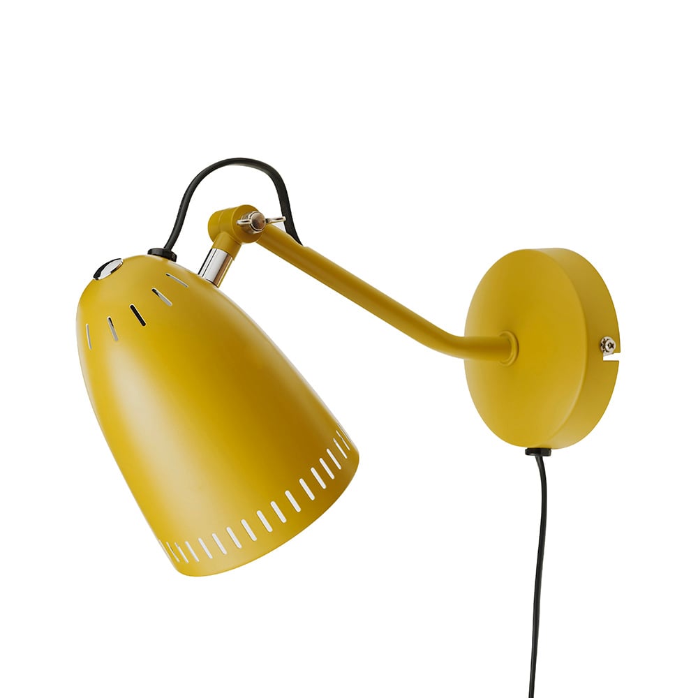 Superliving Dynamo vägglampa Matt mustard | Skandinavisk Design | Vägglampor | Gul