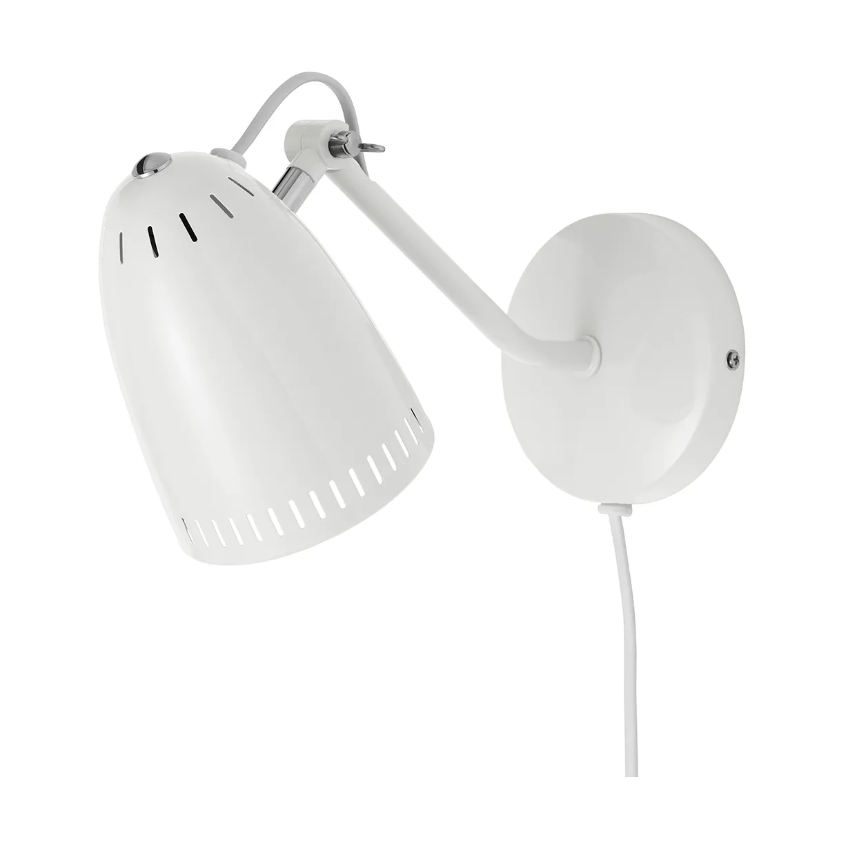 Dynamo vägglampa, Matt whisper white (vit) Superliving