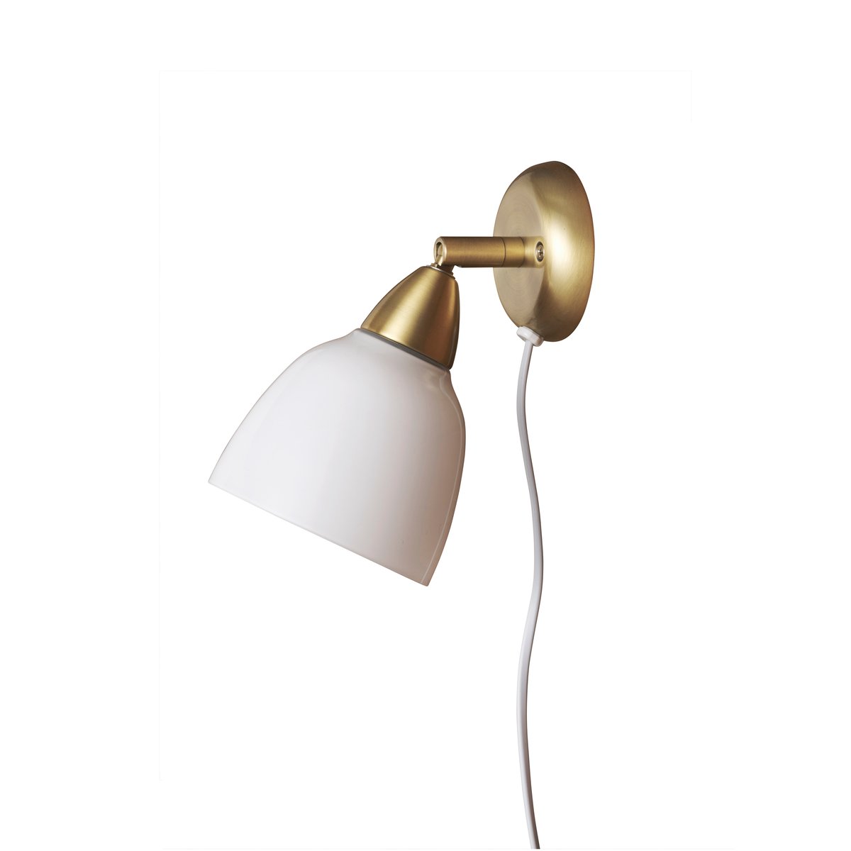 Superliving Urban short vägglampa Brushed Brass | Skandinavisk Design | Vägglampor | Guldfärgad