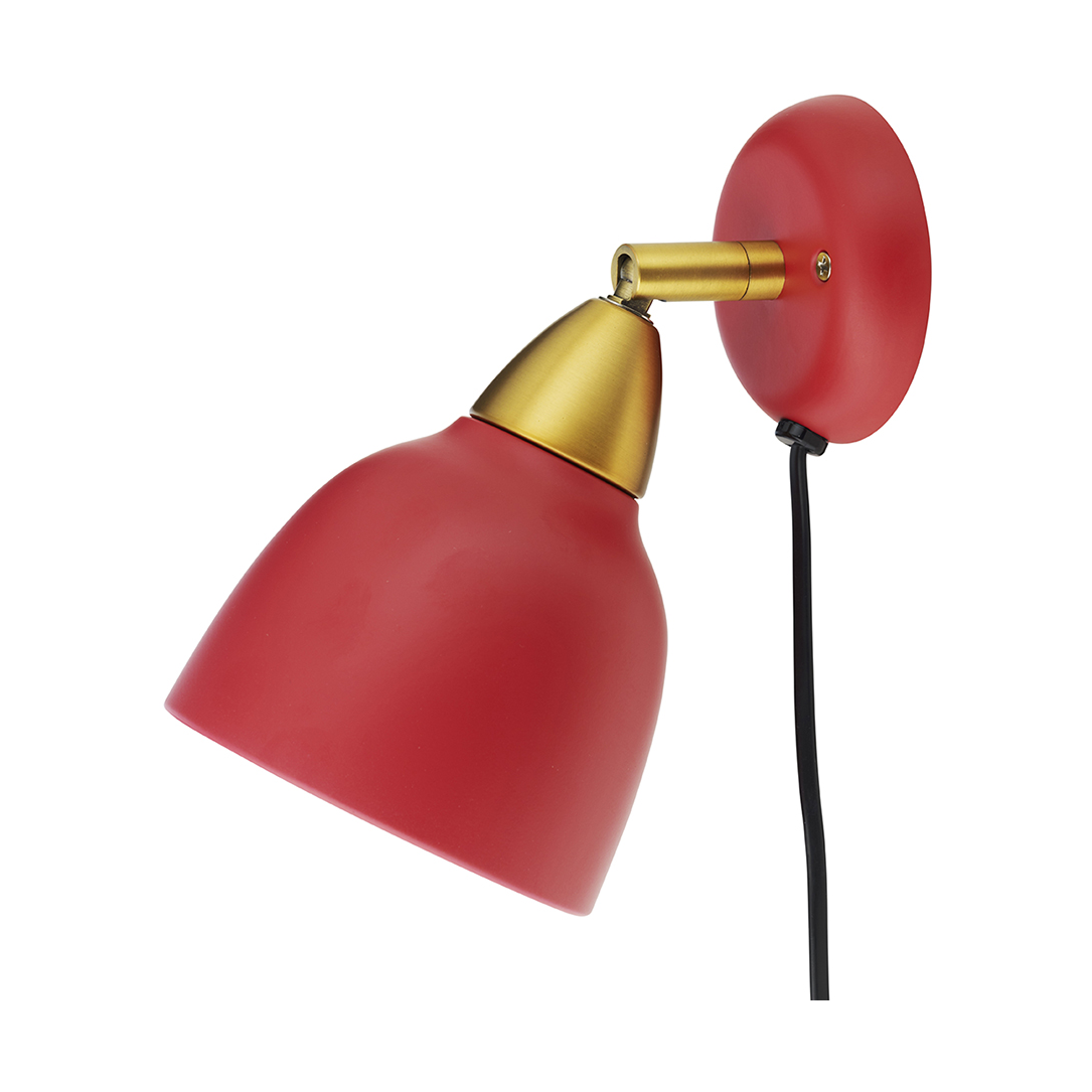 Superliving Urban vägglampa kort arm Raspberry red | Skandinavisk Design | Vägglampor | Röd