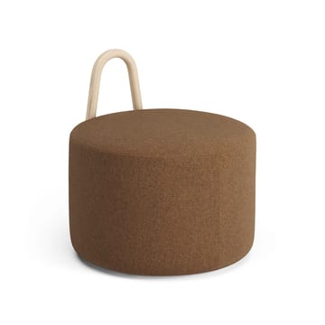 Amstelle puff mellan med hjul ask naturlack - Main Line Flax 15 - Swedese