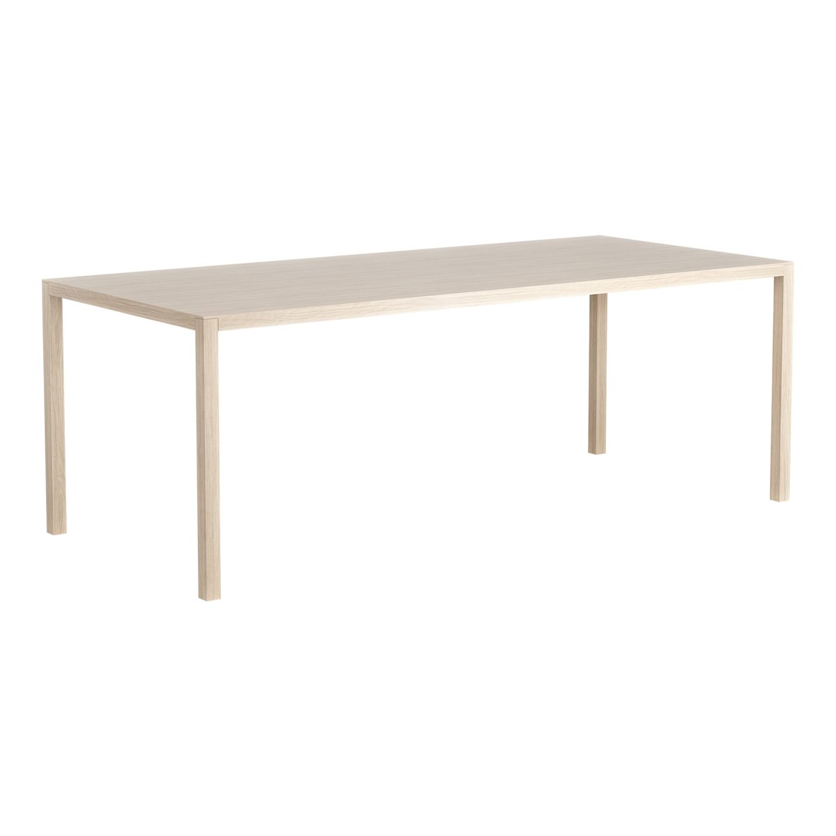 Swedese Bespoke bord 90x200 cm Ek vitpigmenterad | Skandinavisk Design | Matbord | Beige