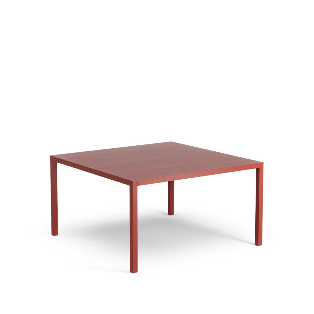 Swedese Bespoke loungebord oxide red, ek lack, h.60 cm