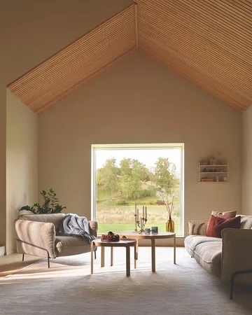 Continental fåtölj - Wave Sky-orkangrå - Swedese