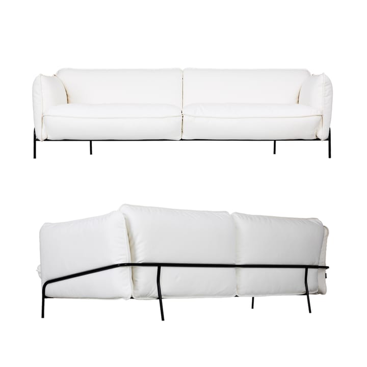 Continental soffa 3-sits 228 cm - divina md 193 svart-krom - Swedese