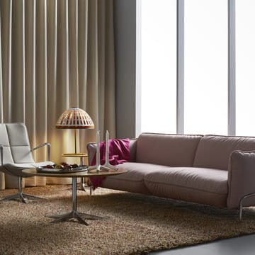 Continental soffa 3-sits 228 cm - divina md 973 mörkgrön-krom - Swedese