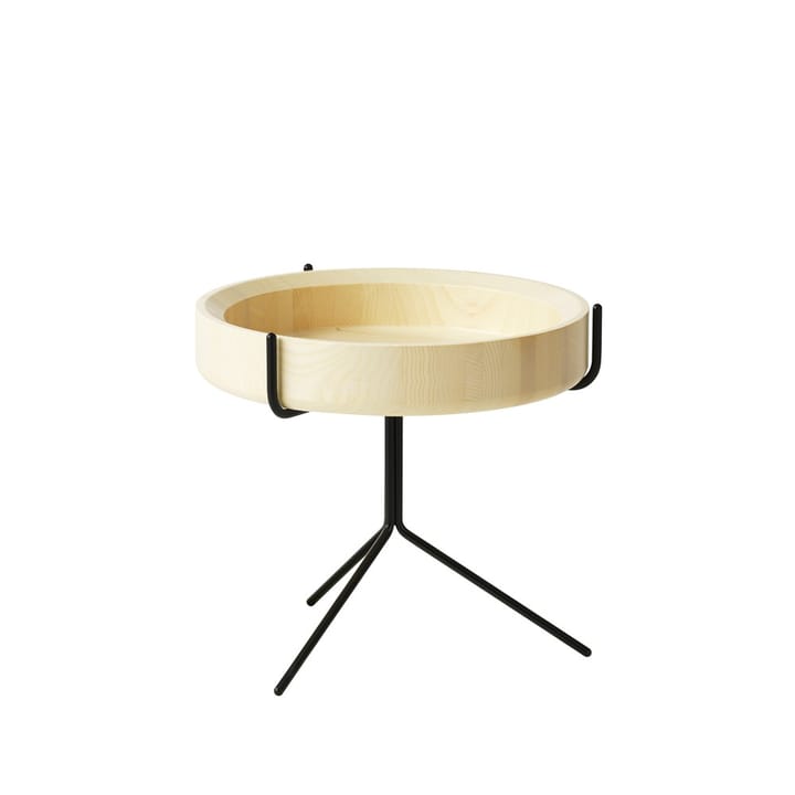 Drum bord - naturlack-h.36cm-svart stativ - Swedese