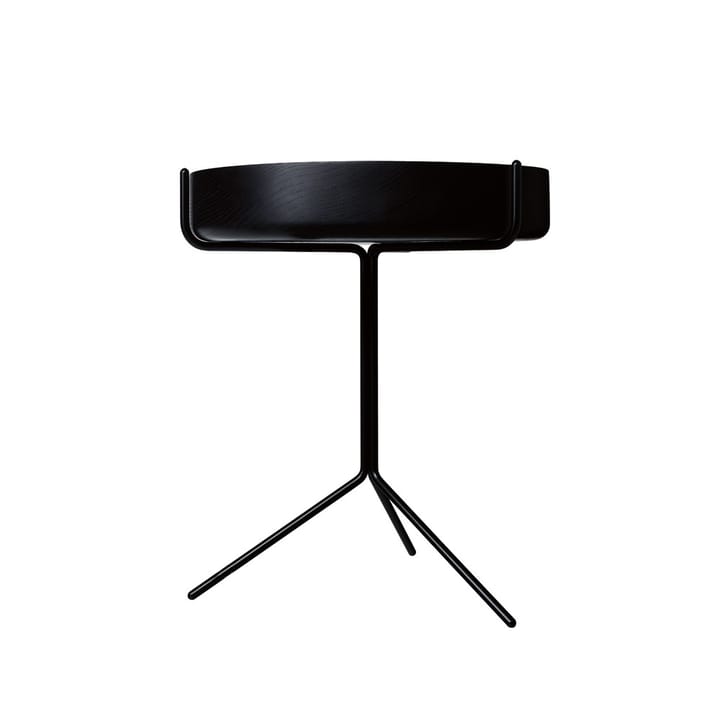 Drum bord - Svartlaserad-h.46cm-svart stativ - Swedese