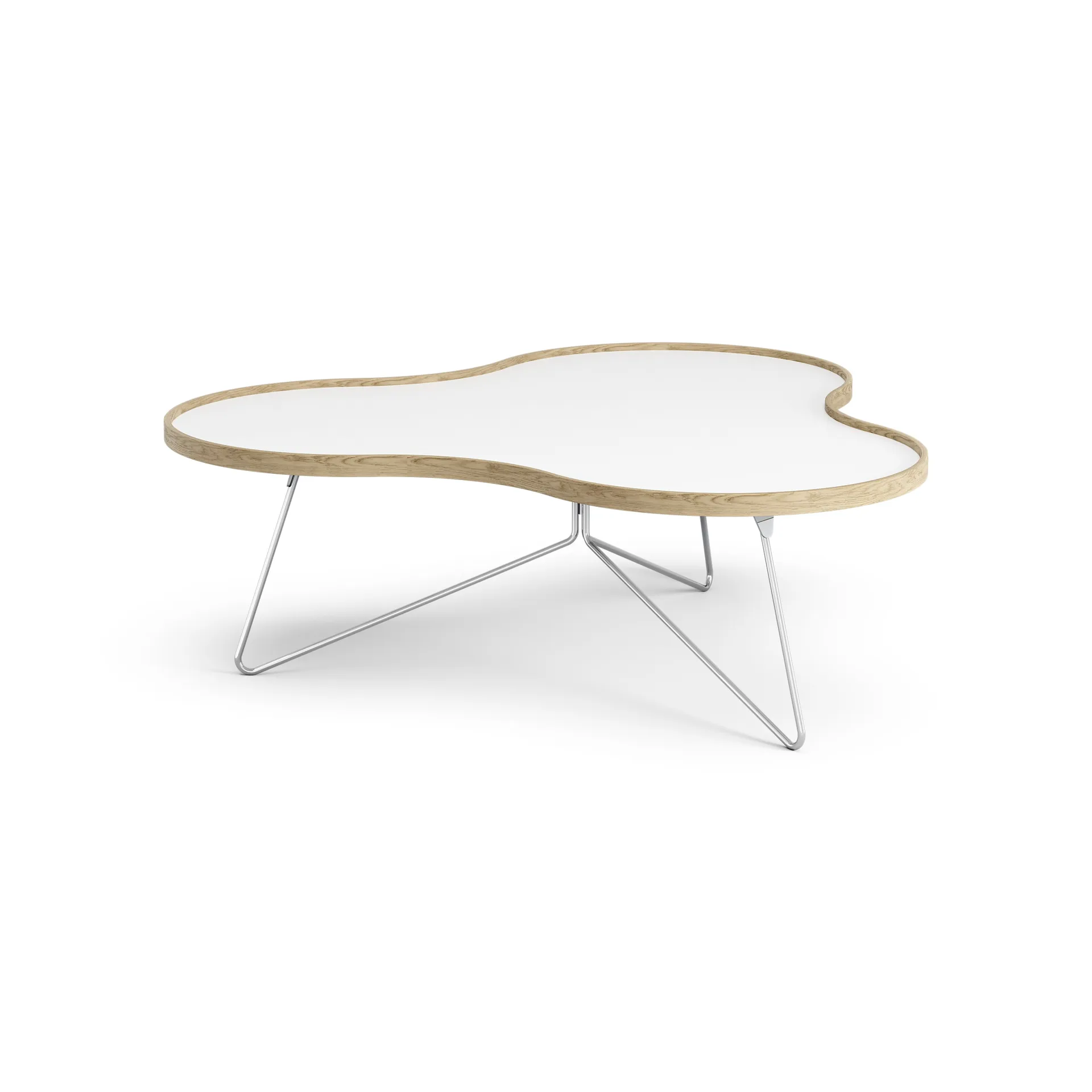 Flower bord 107x114 cm, H39 cm-vit-ek-krom Swedese