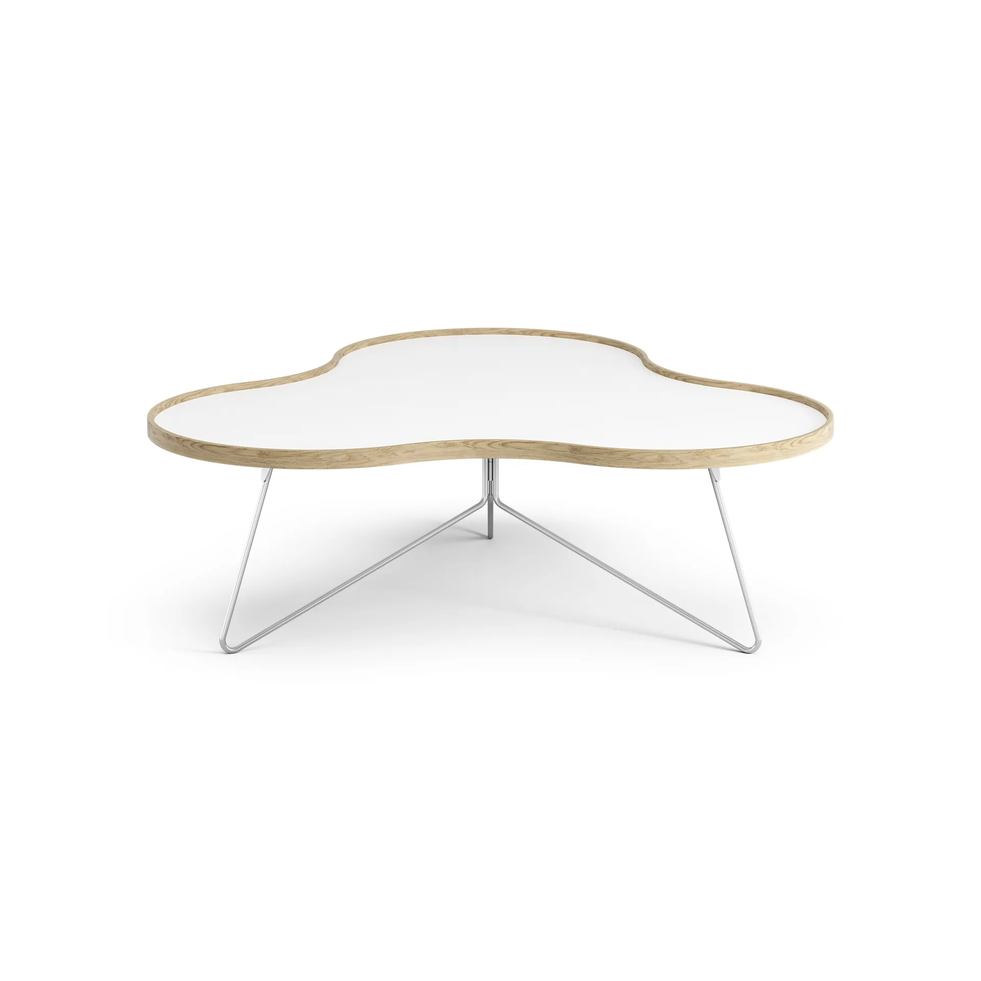 Flower bord 107x114 cm, H45 cm-vit-ek-krom Swedese