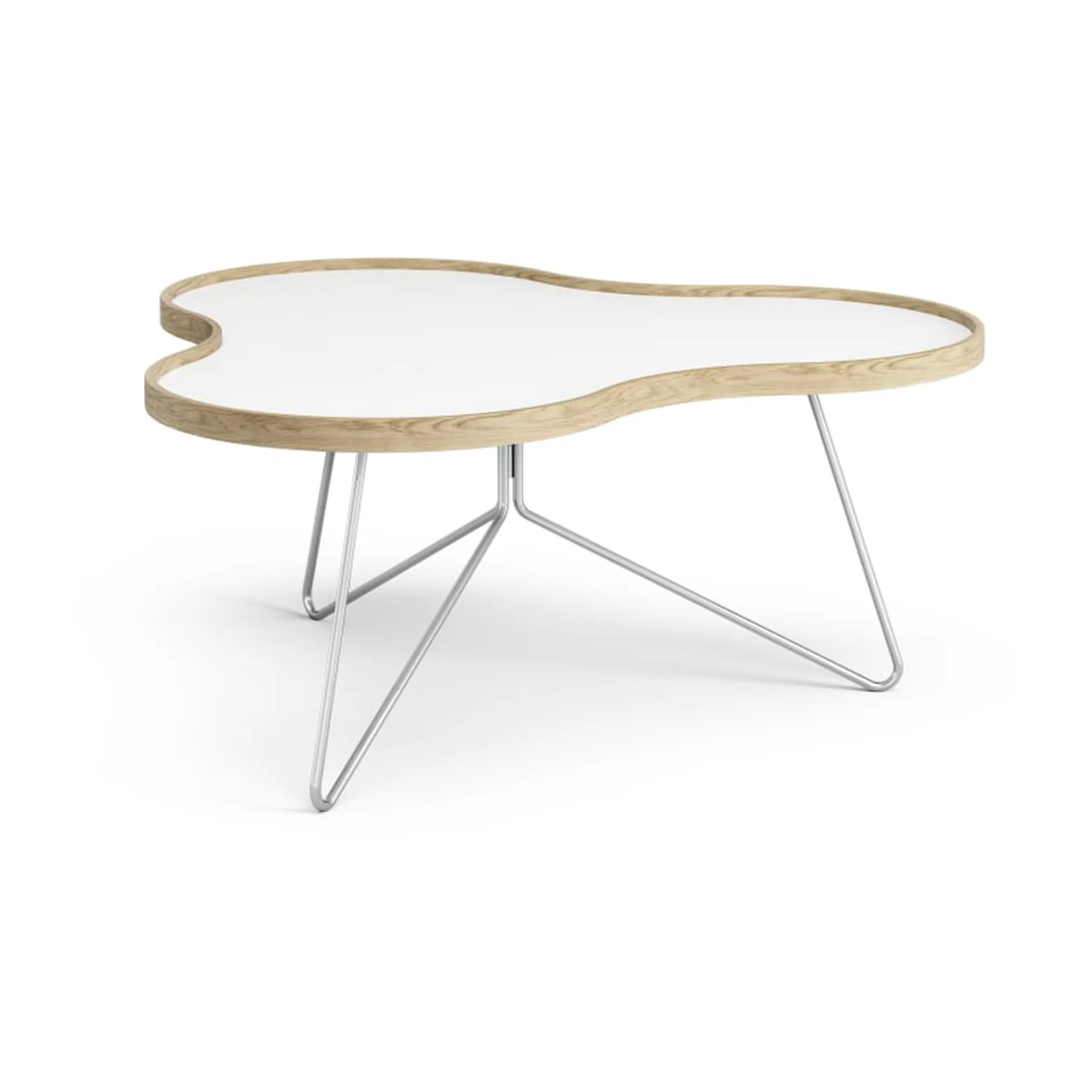 Flower bord 84x90 cm, H39 cm-vit-ek-krom Swedese