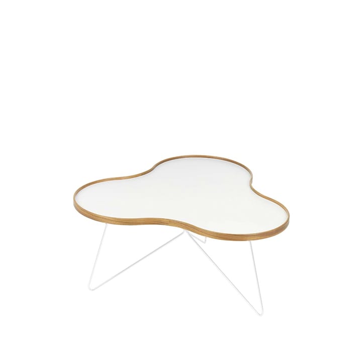 Flower bord 84x90 cm - H45cm-vit-ek-vitt stativ - Swedese