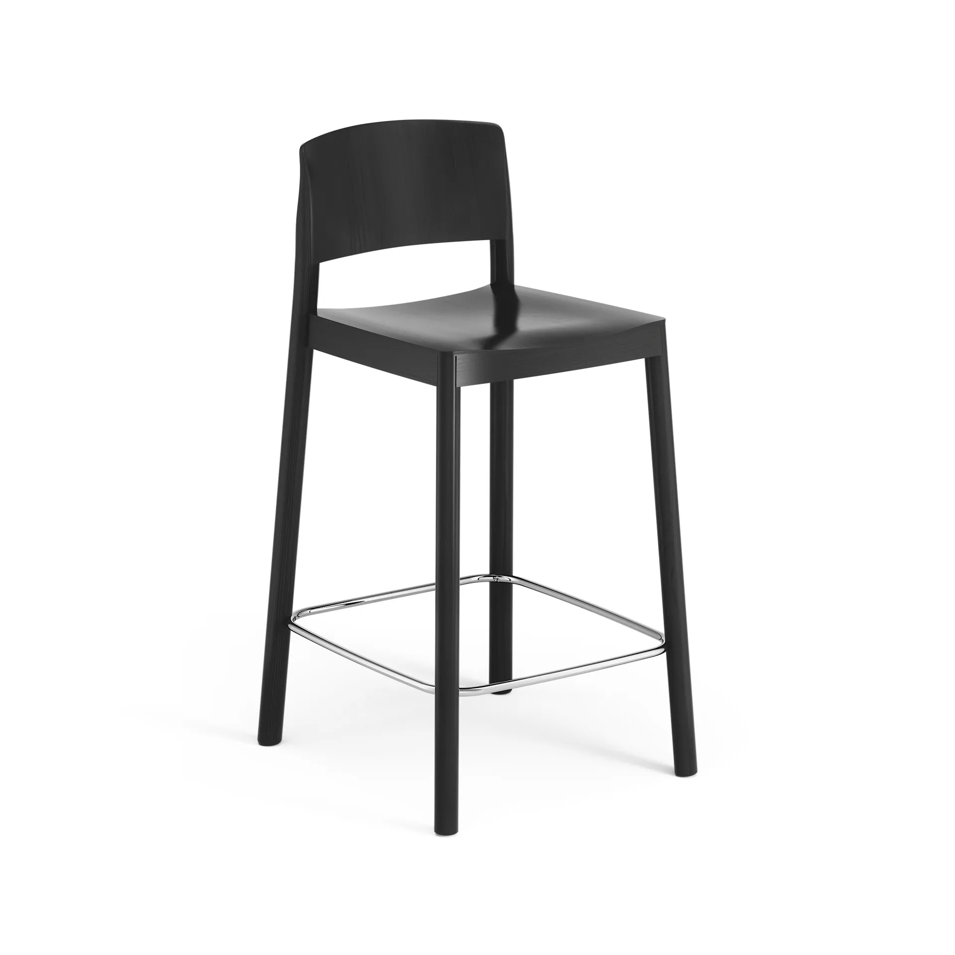 Grace barstol 63 cm, Ask svartlaserad Swedese