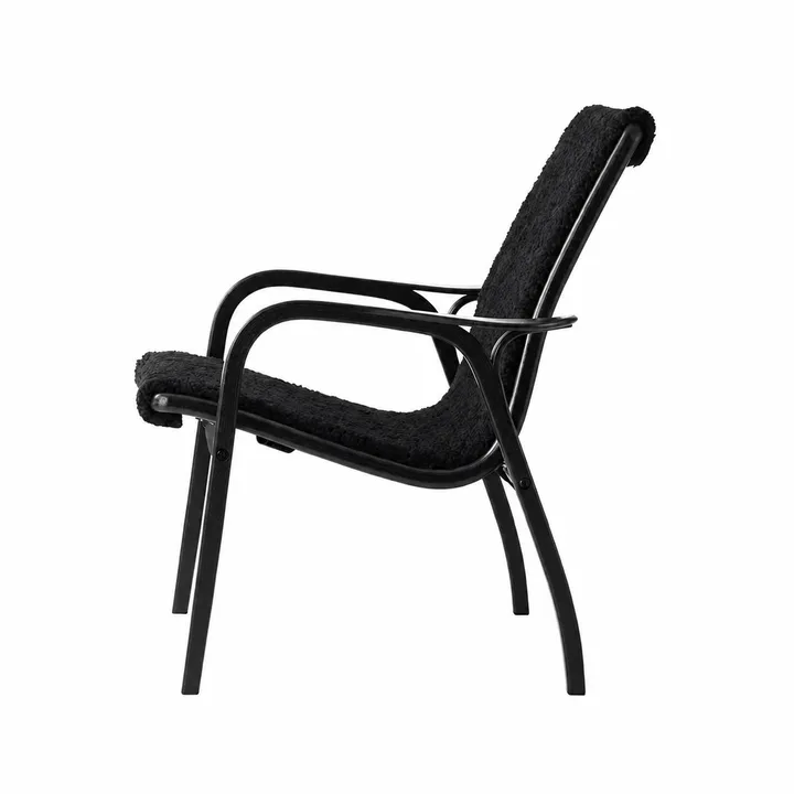 Laminett fåtölj Black Edition - Svartlaserad bok - Swedese