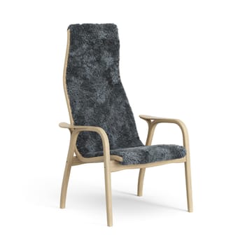 Lamini barnf�åtölj lackad ek/fårskinn - Charcoal (mörkgrå) - Swedese