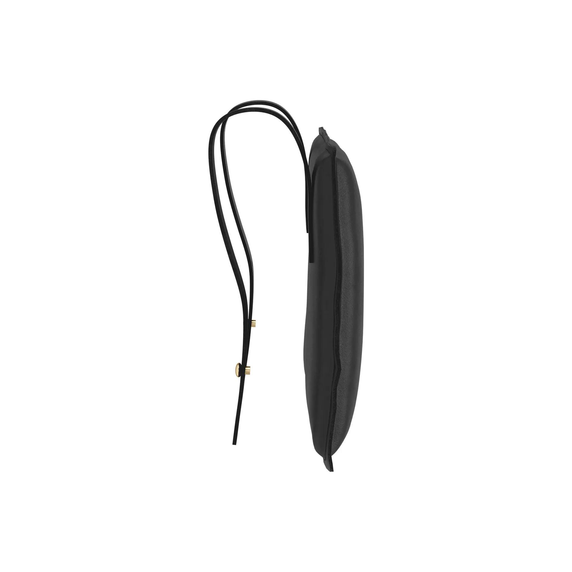 Lamino nackkudde läder, Svart 8175 Swedese